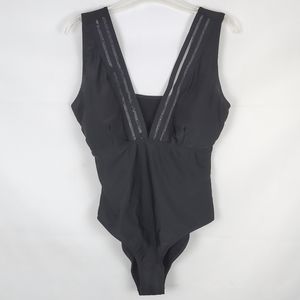 SHEIN One Piece Swimsuit Womens 1XL Beach Summer Beachwear Tropical Coquette